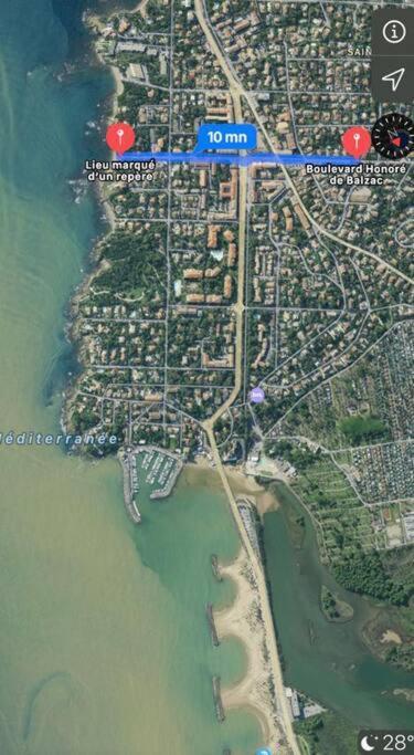 F2/4 Pers Plage-Commerces A Pieds-Parking Prive Saint Aygulf Exteriör bild